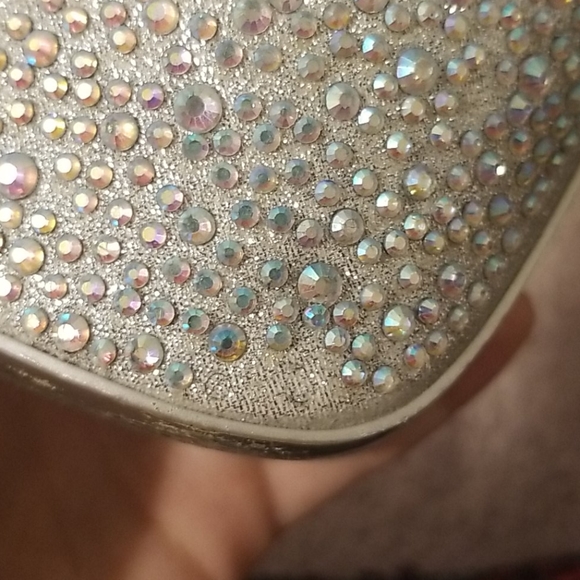 Silver Rhinestone Heels - Picture 7 of 9